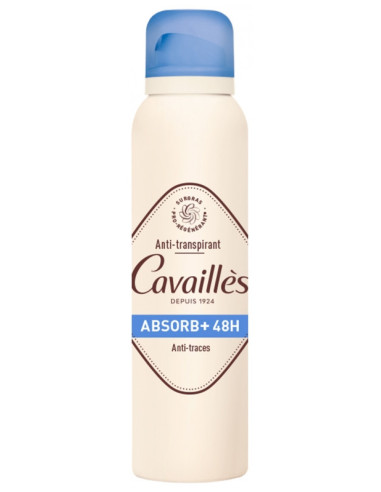 Rogé Cavaillès Absorb+ 48H Déodorant Anti-Traces Spray - 150 ml