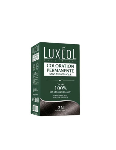 Luxeol Coloration permanente 3N Châtain Foncé