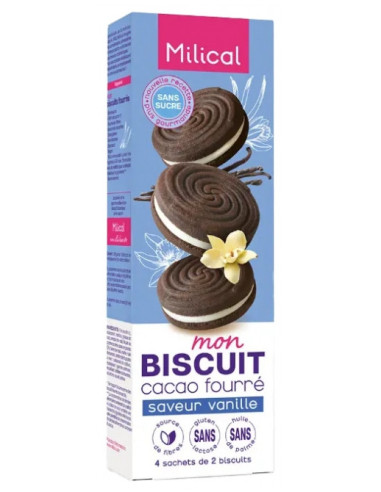 Milical Mon biscuit Cacao Fourré - 8 Biscuits