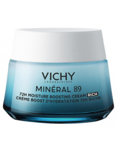 Vichy Minéral 89 Crème Boost d'Hydratation 72H Riche - 50 ml
