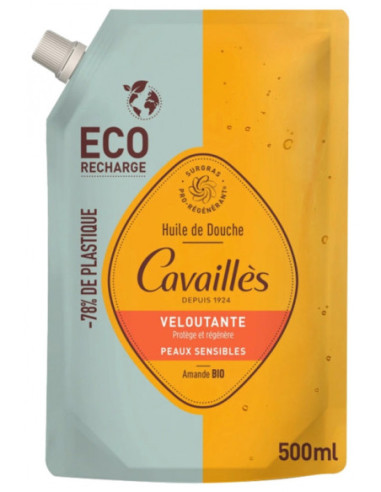 Cavaillès Rogé Cavaillès Huile de Douche Veloutante Éco-Recharge - 500 ml