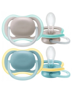 Avent Ultra Air Sucettes Orthodontiques Silicone 18 Mois...