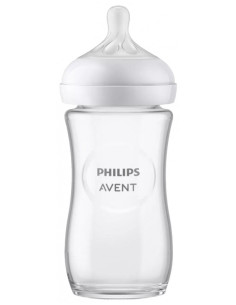 Avent Natural Response Biberon Verre 1 Mois et + - 240 ml