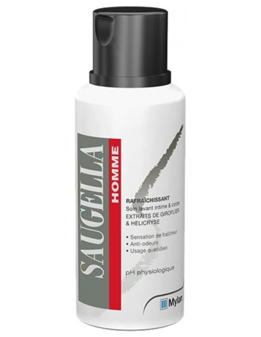 Saugella Homme Soin Lavant Intime & Corps - 200 ml
