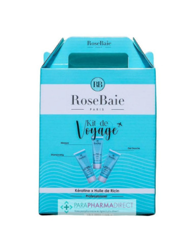 RoseBaie Kit de Voyage Kératine x Huile de Ricin