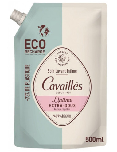 Cavaillès Rogé Cavaillès Soin Lavant Intime Extra-Doux Éco-Recharge - 500 ml