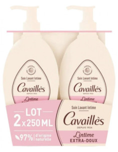 Cavaillès Soin Lavant Intime Extra-Doux - Lot de 2 x 250 ml