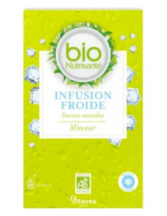 Vitavea Infusion Froide Minceur Saveur Menthe Bio - 20...