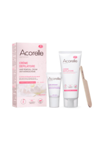 Acorelle Crème dépilatoire Visage et Zones sensibles - 75ml
