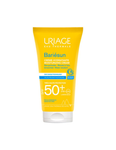 Uriage Bariésun Crème Hydratante Non Parfumée Très Haute Protection SPF50 - 50ml