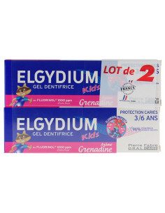 Elgydium Kids Gel Dentifrice Protection Caries 3/6 Ans -...