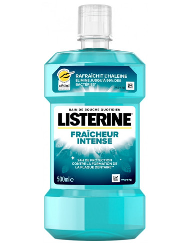 Listerine Bain de Bouche Fraîcheur Intense -500 ml