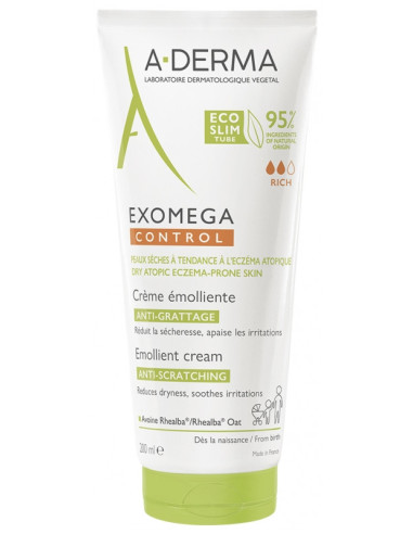 A-DERMA Exomega Control Crème Émolliente...