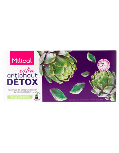 Milical Extra Artichaut Détox - 7 Shots