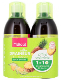 Milical Ultra Draineur Minceur Goût : Ananas - Lot de 2 x...