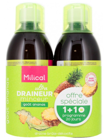 Milical Ultra Draineur Minceur Goût : Ananas -...