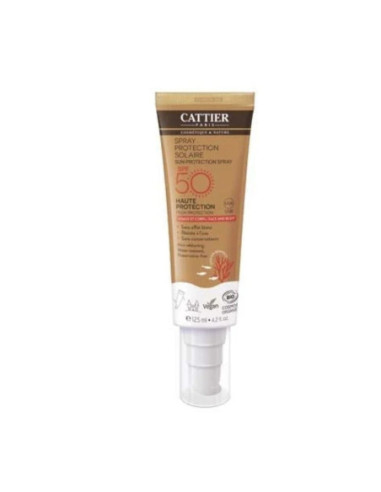 Cattier Spray Protection Solaire Spf50 - 125ml