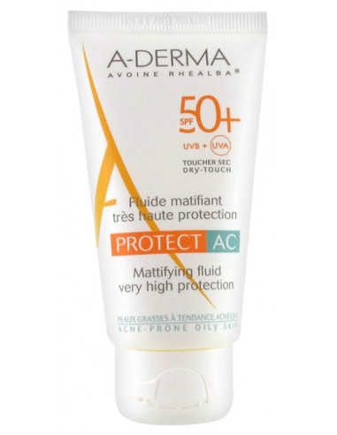 A-DERMA Protect AC Fluide Matifiant Très Haute...