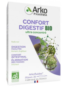 Arkopharma Arkofluides Confort Digestif Bio - 20 Ampoules