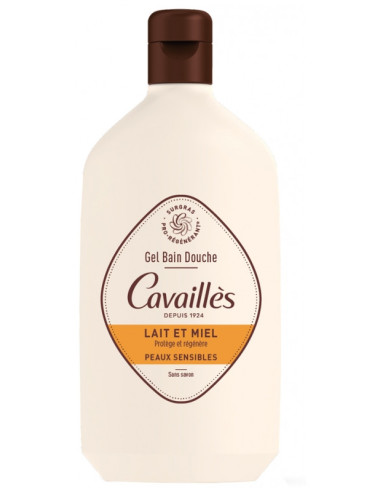 Cavaillès Gel Bain Douche Peaux Sensibles Lait...