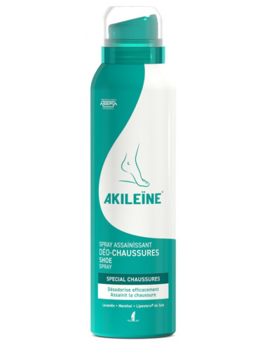 Akileïne Spray Assainissant Déo-Chaussures -...