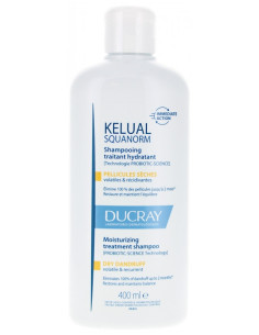 Ducray Kelual Squanorm Shampoing Traitant Hydratant Pellicules Sèches - 400 ml