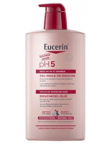 Eucerin pH5 Gel-Huile de Douche - 1 L