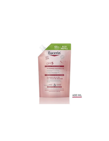 EUCERIN pH5 Gel-Huile de Douche - Recharge - 400ml