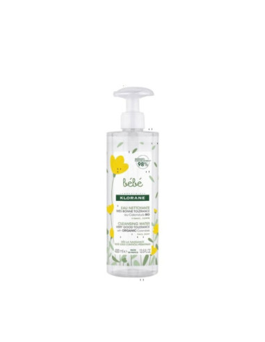 Klorane Bébé Eau nettoyante sans rinçage - 400ml