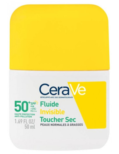 CeraVe Fluide Invisible Toucher Sec SPF50+ - 50 ml