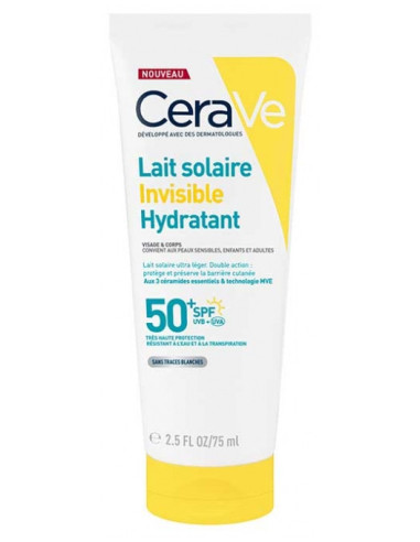 CeraVe Lait Solaire Hydratant Invisible SPF50+...