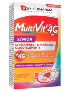 Forté Pharma Vitalité 4G Sénior - 20 Ampoules
