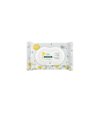 Klorane Bébé lingettes nettoyantes