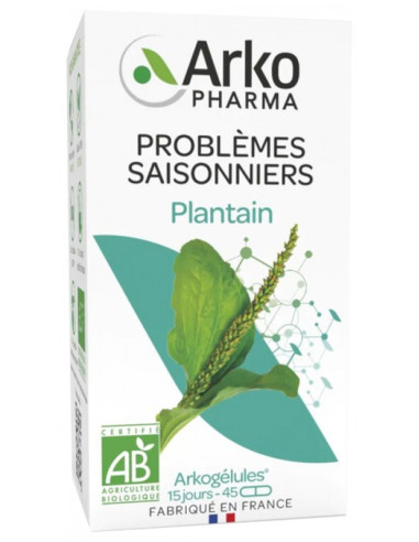 Arkopharma Arkogélules Plantain Bio - 45 Gélules