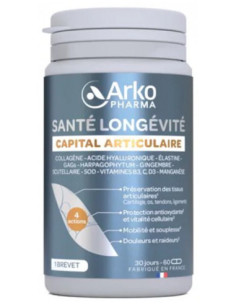 Arkopharma Santé Longévité Capital Articulaire - 60 Gélules