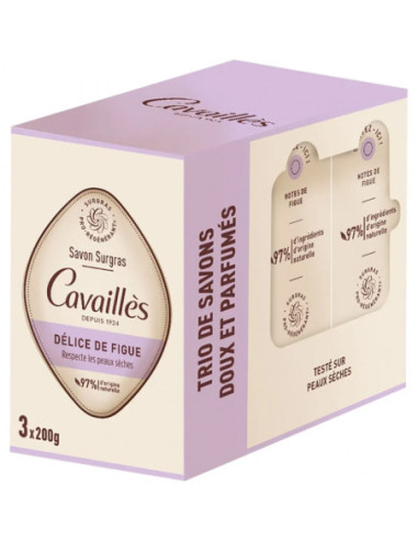 Cavaillès Savon Surgras Délice de Figue - 3 x...