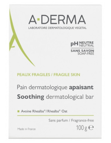 A-DERMA Pain Dermatologique Apaisant - 100 g