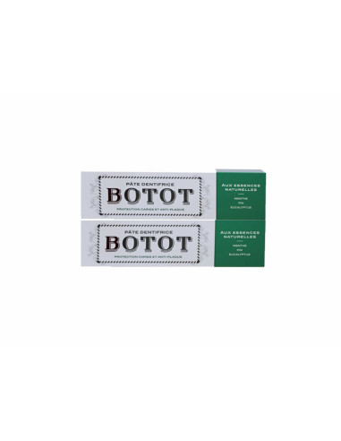 Botot Dentifrice Menthe Pin Eucalyptus - 2x75ml