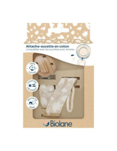 Biolane Attache sucette en coton