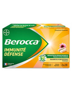 Berocca Immunité Défense - 2 x 28 Gélules Végétales