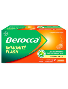 Berocca Immunité Flash Goût Orange - 30 Comprimés...