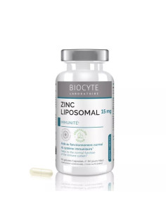 Biocyte Longevity Zn Zinc Liposomal- 60 Gélules