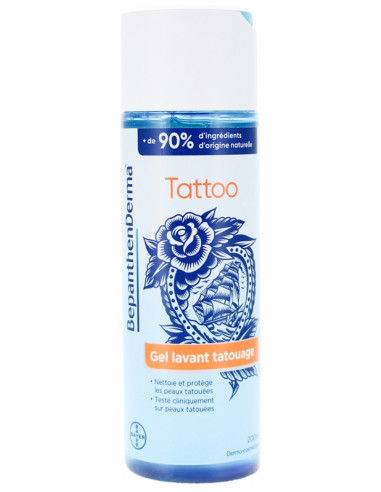 Bepanthen Derma Tattoo Gel Lavant Tatouage -...