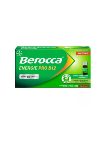 Bayer  Berocca Énergie Pro B12 50 ans et + - 10...