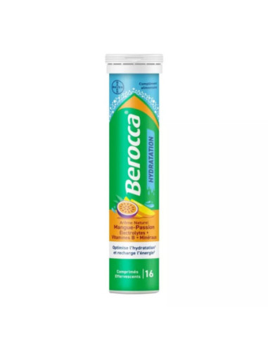 Bayer Berocca Hydratation - 16 comprimés...