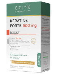 Biocyte Keratine Forte 900 mg Boost - 60 Gélules