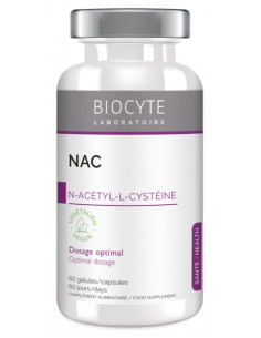 Biocyte NAC N-Acétyl-LCystéine - 60 Gélules