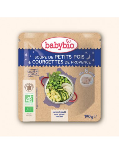Sachet Soupe Bonne Nuit Soupe De Petits Pois Courgettes De Provence