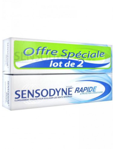 Dentifrice Rapide - 2x75ml