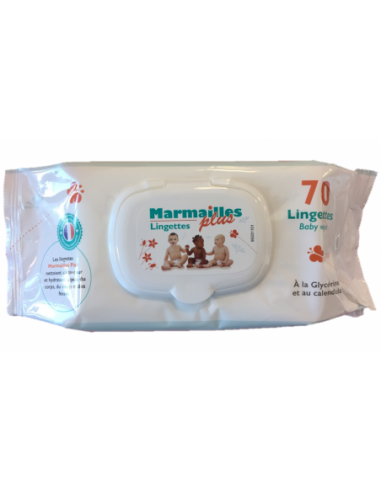 Marmailles Plus Lingettes bébés - 70...